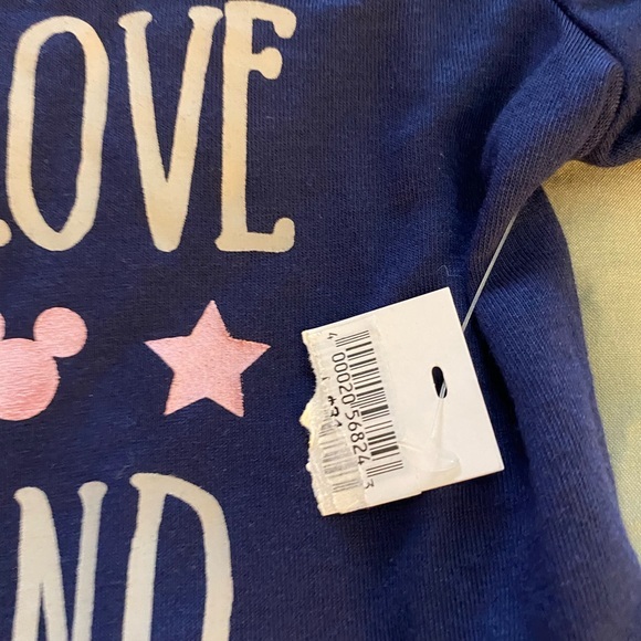 Disney Parks Womens Graphic T-Shirt Blue Lands That I Love Short Sleeve‎ Small. - Picture 6 of 7